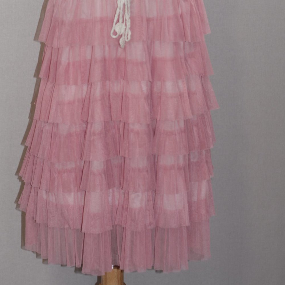 Pink Ruffle Dress - Picture 9 of 12